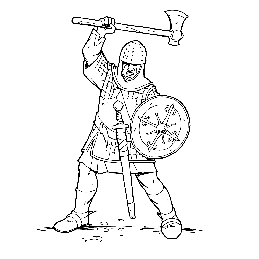 Plansa de colorat cu Militar 44 39
